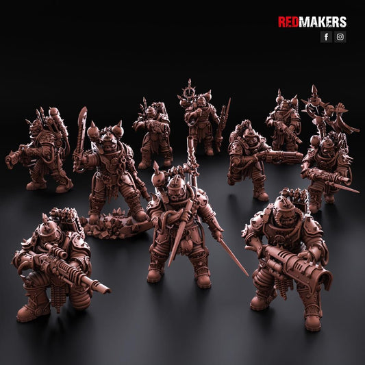 Red Makers Renegade Solar Guard x10 - Heretics (Custom Order) - product image 1 of 8