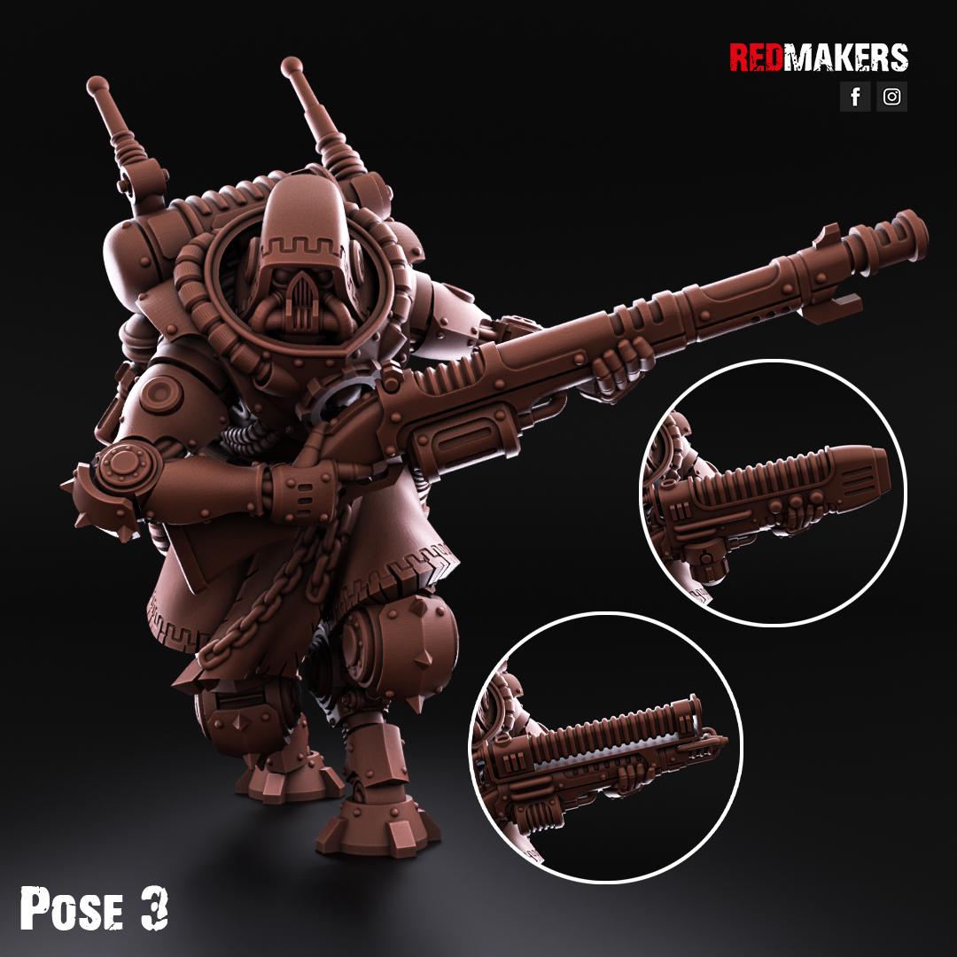 Red Makers Tech Rangers – Omniforge x10 (Custom Order) - product image 8 of 8