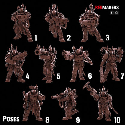 Red Makers Renegade Scouts x10 - Heretics (Custom Order) - product image 3 of 8