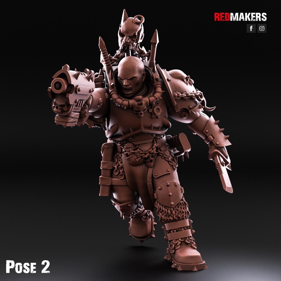 Red Makers Renegade Scouts x10 - Heretics (Custom Order) - product image 7 of 8