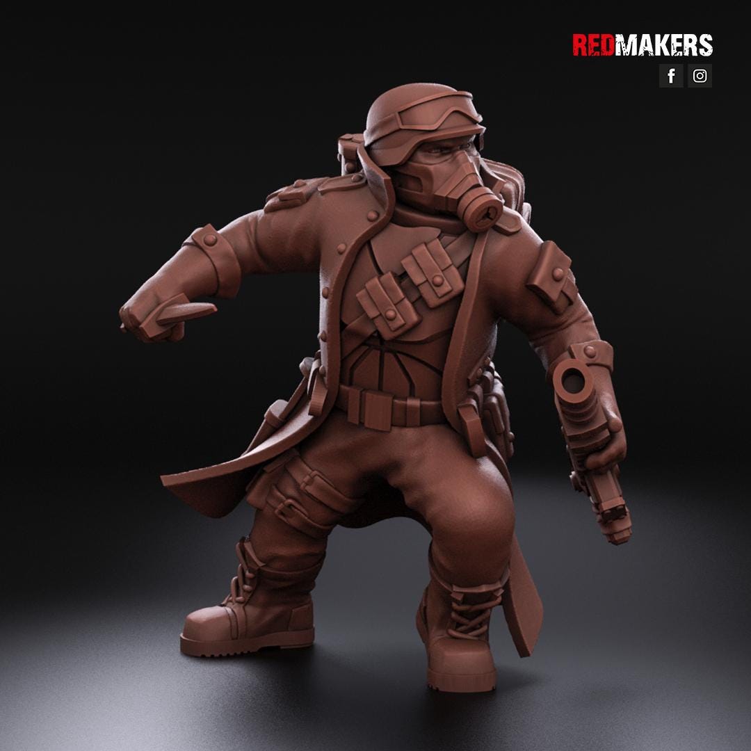 Red Makers Steel Guard Squad x10 (Custom Order) - product image 5 of 7