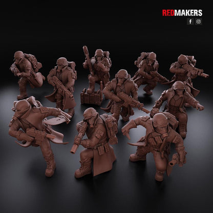 Red Makers Steel Guard Squad x10 (Custom Order) - product image 1 of 7