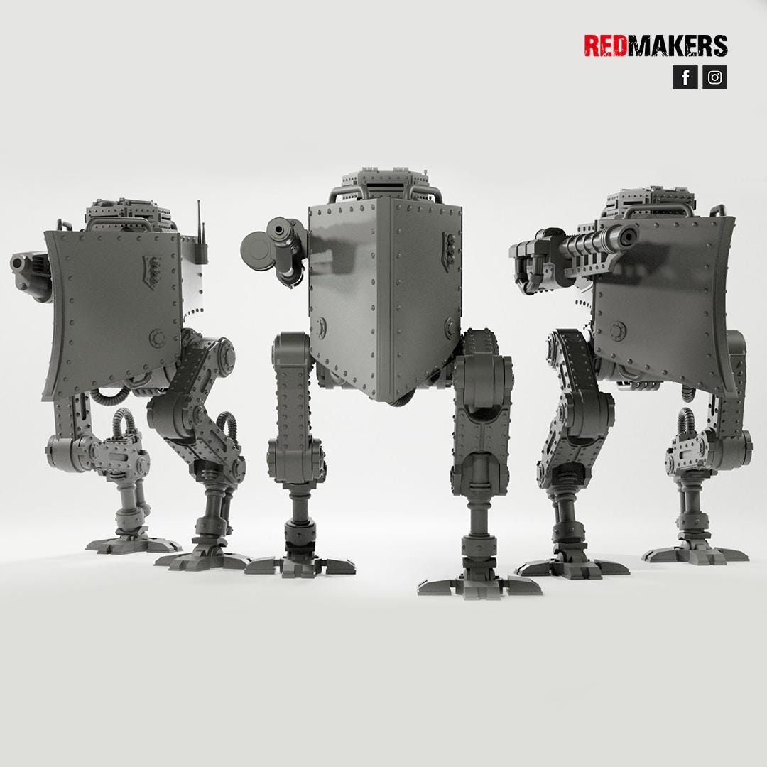 Red Makers Imperial Force Heavy Mech (Custom Order) - product image 2 of 5