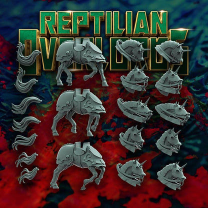 HRE Gothic Mounted Knights - Reptilian Overlords (Custom Order) - product image 5 of 5