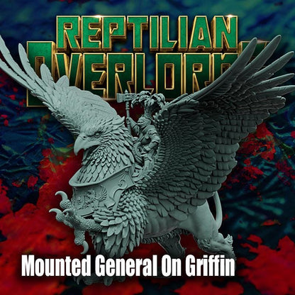 HRE Landsknecht Mounted General on Griffin - Reptilian Overlords (Custom Order) - product image 2 of 6