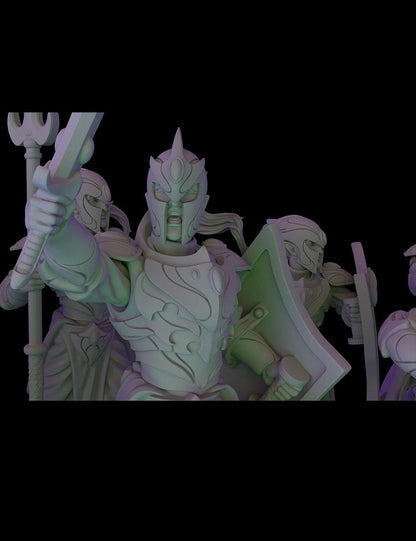 Fantasy Cult Elven Spearmen x10 (Custom Order) - product image 4 of 5