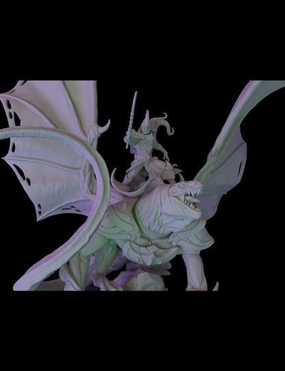 Fantasy Cult Aerilad Elven Lord on Kroathoan (Custom Order) - product image 2 of 4