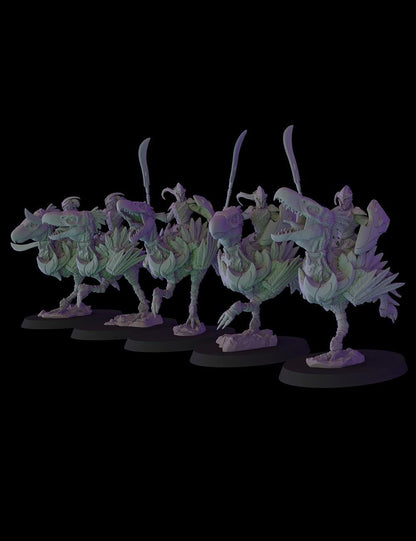Fantasy Cult Elven Terror Birds Riders x5 (Custom Order) - product image 1 of 4