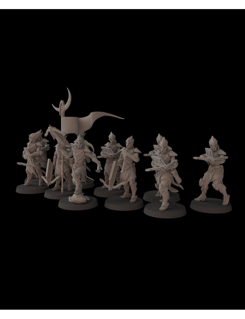 Fantasy Cult Elven Crossbowmen x10 (Custom Order) - product image 2 of 5