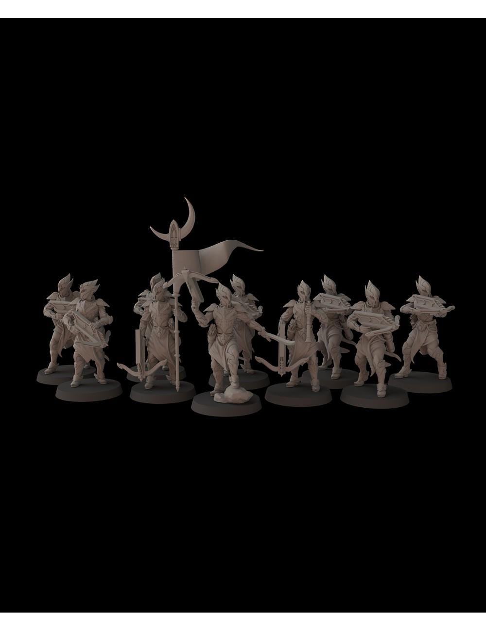 Fantasy Cult Elven Crossbowmen x10 (Custom Order) - product image 1 of 5