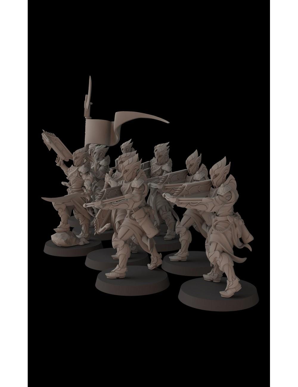 Fantasy Cult Elven Crossbowmen x10 (Custom Order) - product image 5 of 5