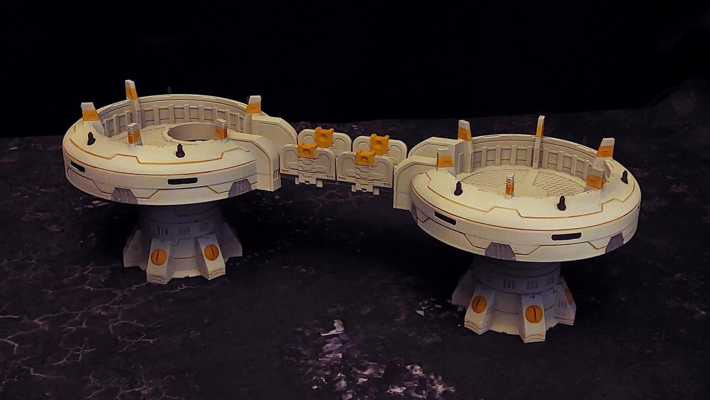 The Overwalk Tower Stratum Commonwealth - Corvus Games Terrain - Printed on FDM Bambu Lab X1 Carbon (Custom Order) - product image