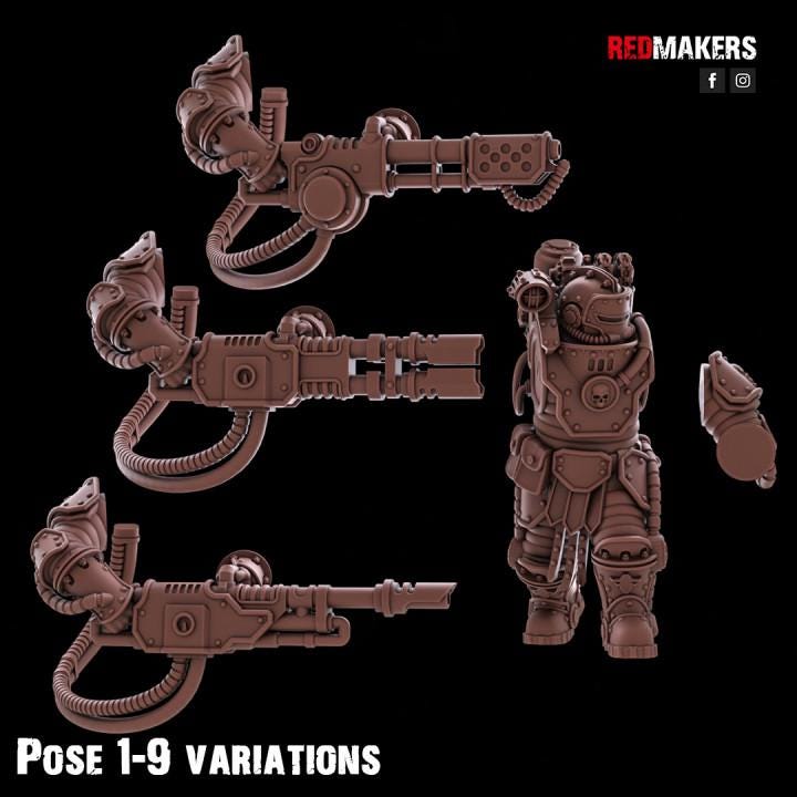 Red Makers Solar Guard Flamer Squad x10 (Custom Order) - product image 2 of 10