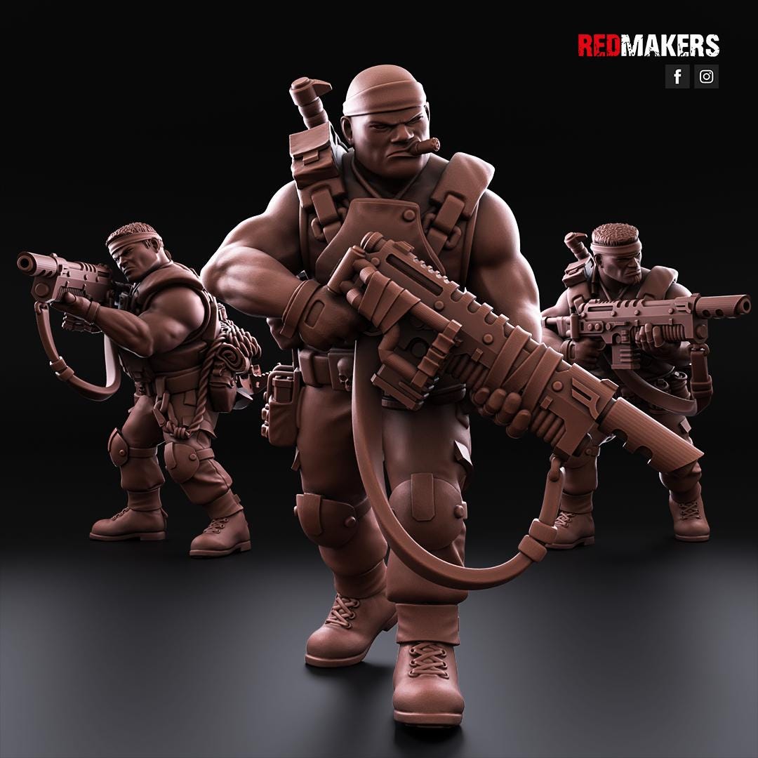 Red Makers Jungle Fighters Squad x10 (Custom Order) - product image 1 of 6