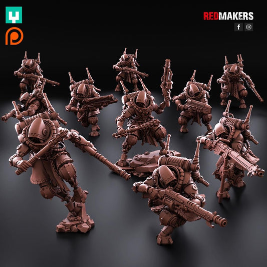 Red Makers Tech Rangers – Omniforge x10 (Custom Order) - product image 1 of 8