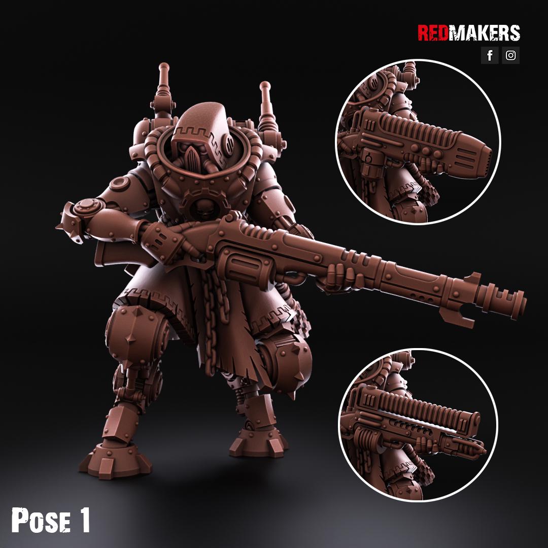 Red Makers Tech Rangers – Omniforge x10 (Custom Order) - product image 6 of 8