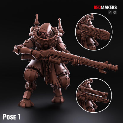 Red Makers Tech Rangers – Omniforge x10 (Custom Order) - product image 6 of 8
