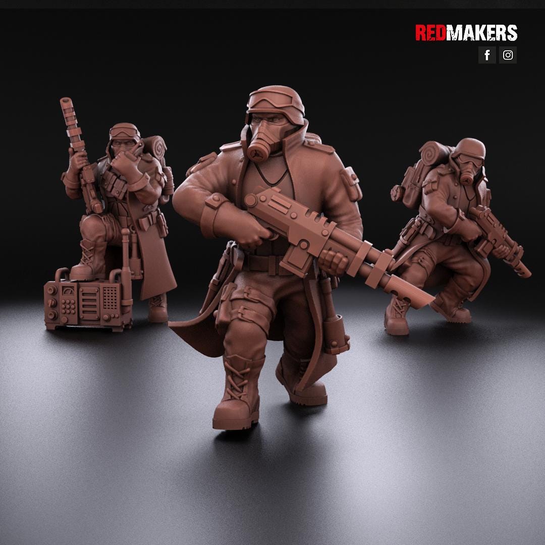 Red Makers Steel Guard Squad x10 (Custom Order) - product image 2 of 7