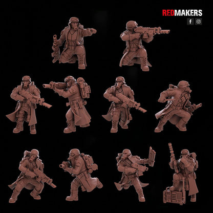 Red Makers Steel Guard Squad x10 (Custom Order) - product image 3 of 7