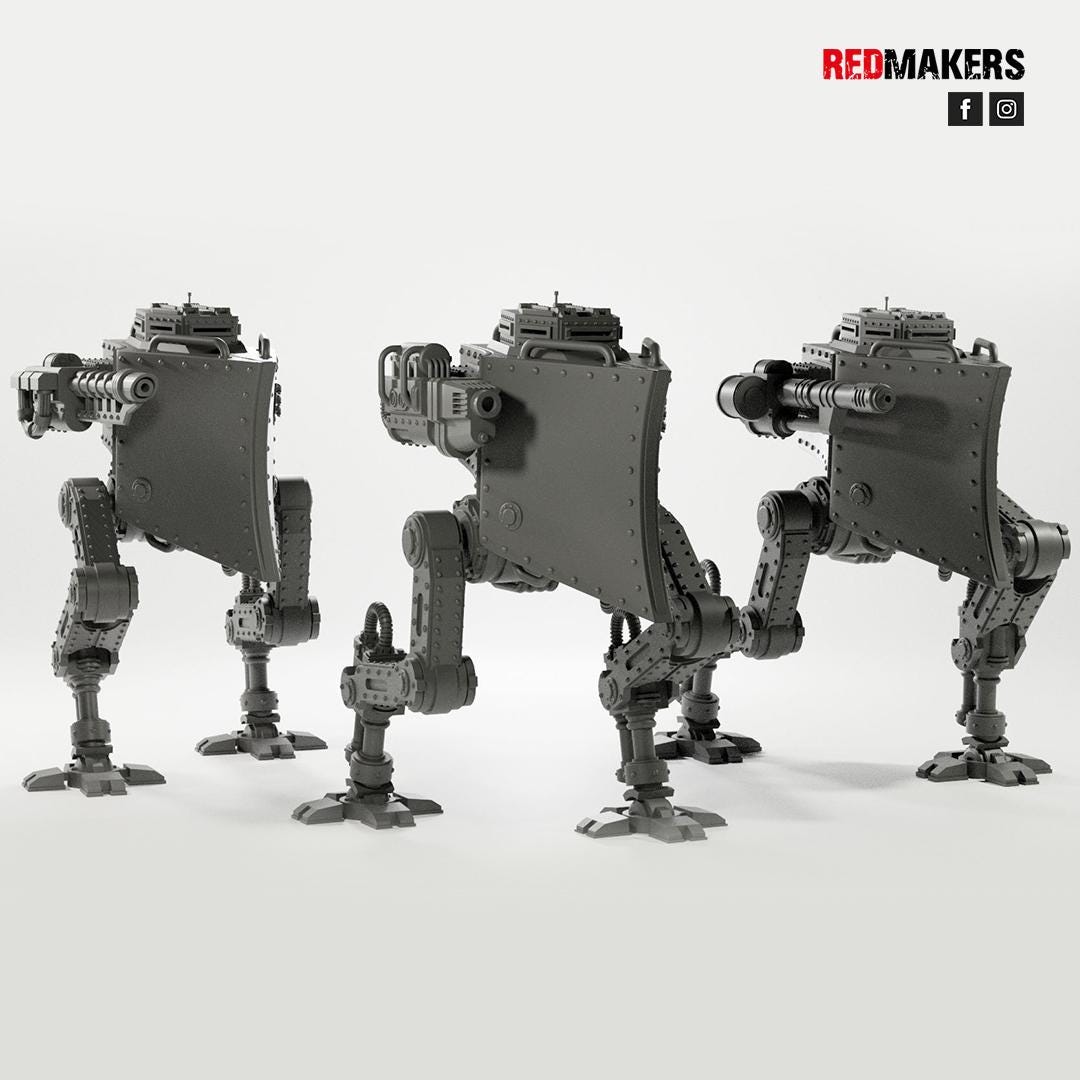 Red Makers Imperial Force Heavy Mech (Custom Order) - product image 1 of 5