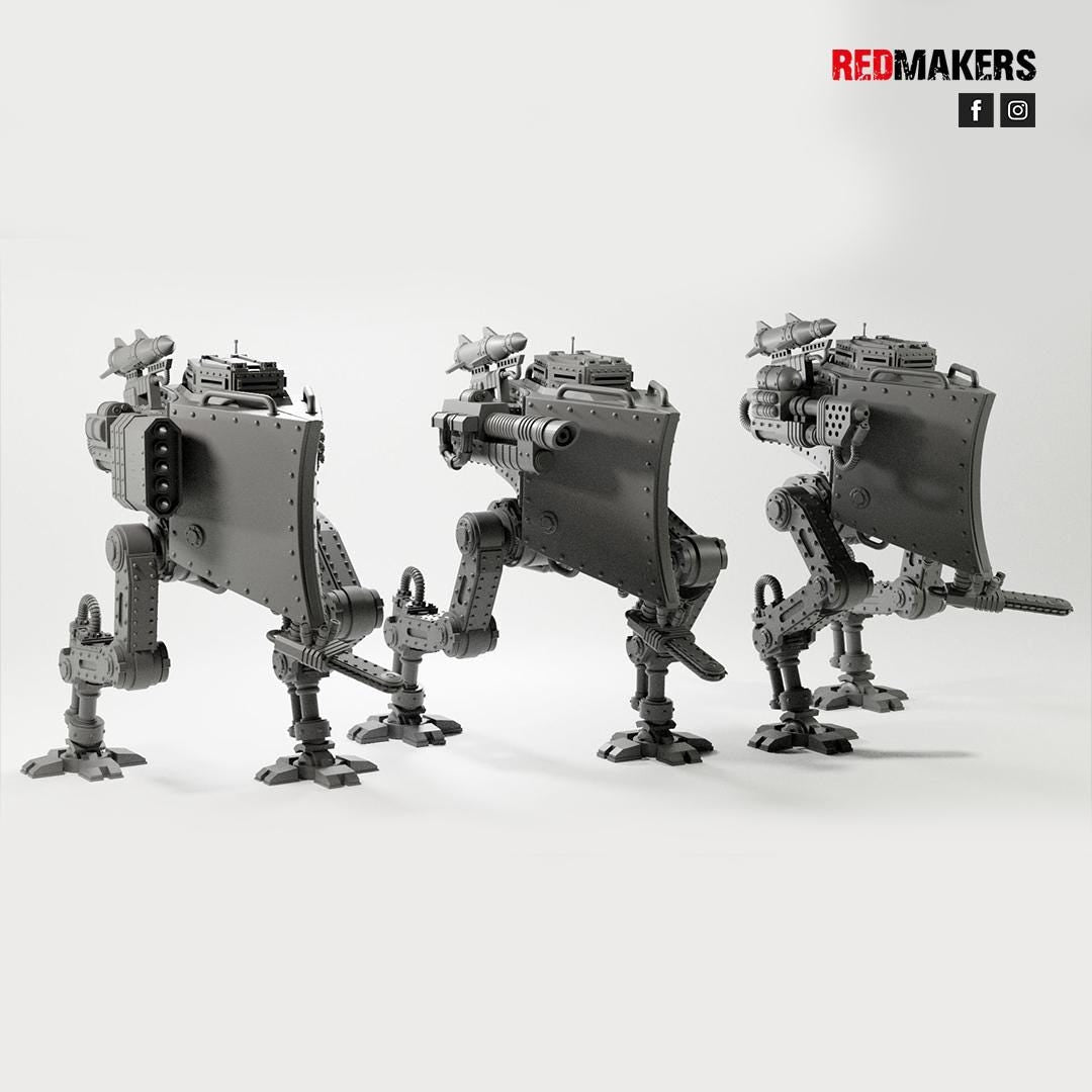 Red Makers Imperial Force Heavy Mech (Custom Order) - product image 5 of 5
