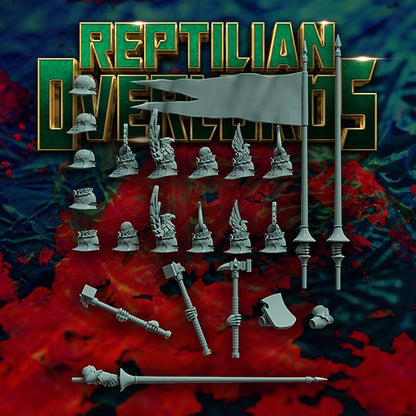 HRE Gothic Mounted Knights - Reptilian Overlords (Custom Order) - product image 4 of 5