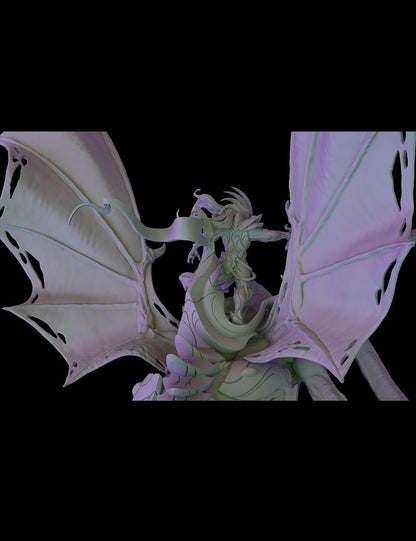 Fantasy Cult Aerilad Elven Lord on Kroathoan (Custom Order) - product image 3 of 4