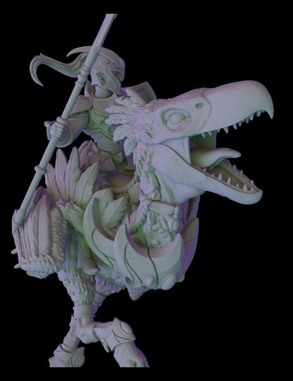 Fantasy Cult Elven Terror Birds Riders x5 (Custom Order) - product image 4 of 4