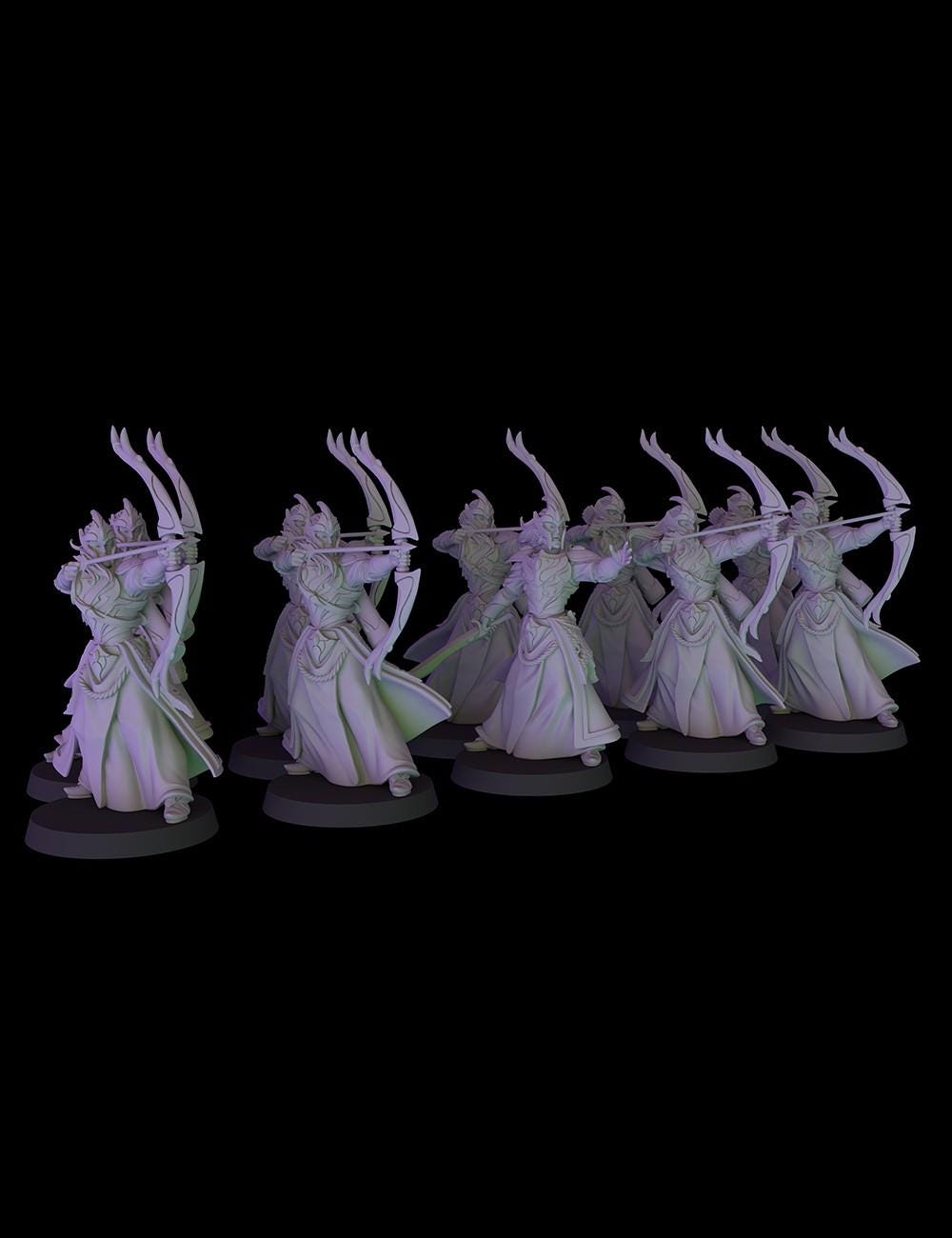 Fantasy Cult Elven Archers x10 (Custom Order) - product image 2 of 3
