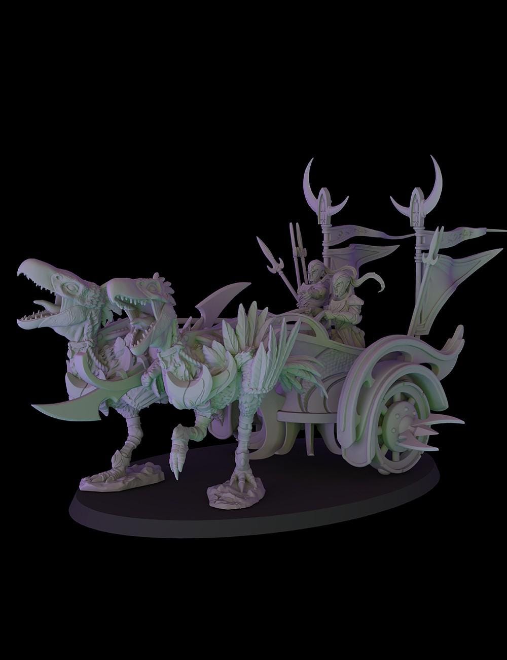 Fantasy Cult Elven Heavy Chariot (Custom Order) - product image 2 of 3