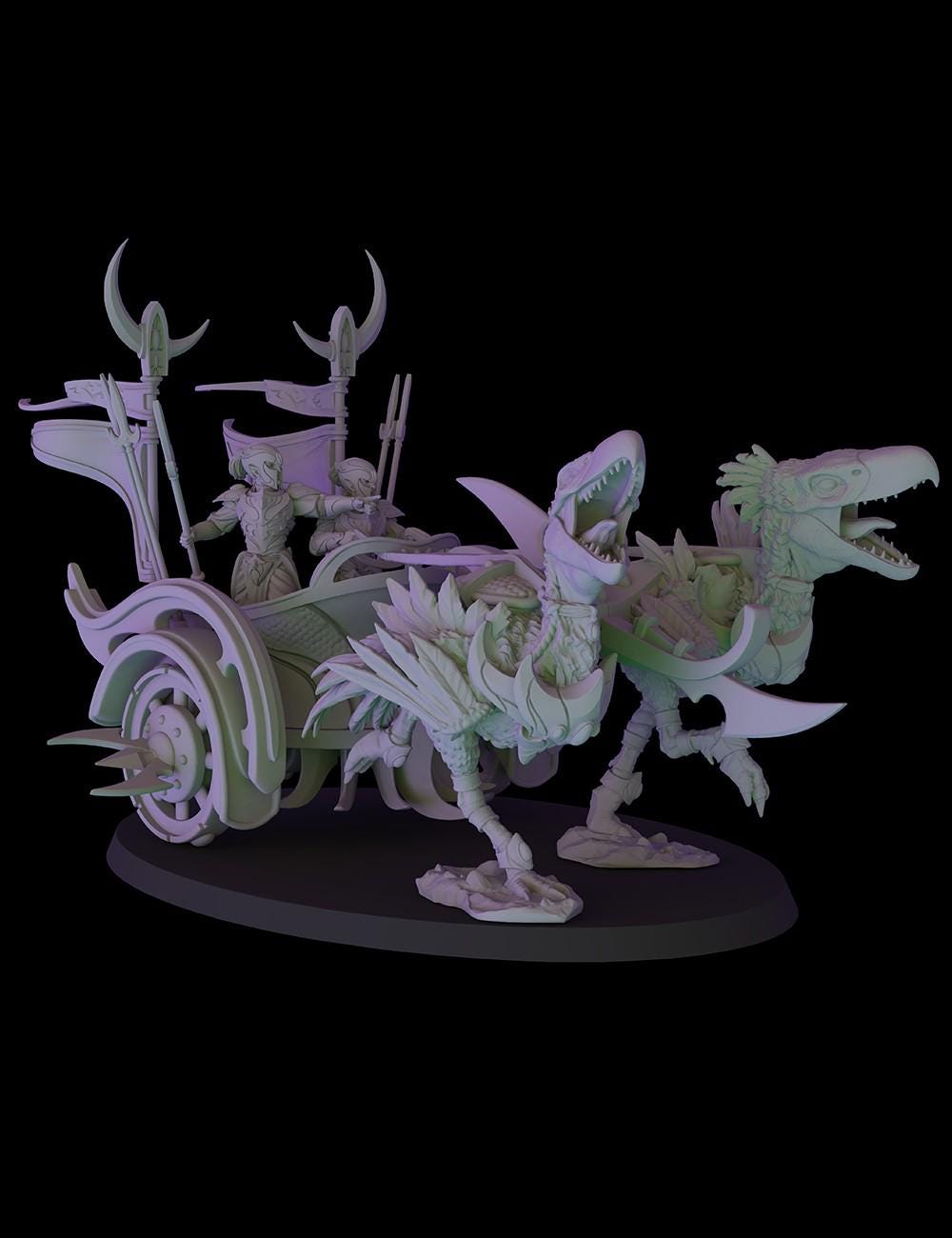 Fantasy Cult Elven Heavy Chariot (Custom Order) - product image 1 of 3