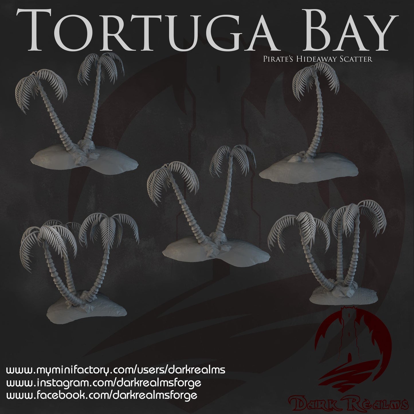 Dark Realms Tortuga Bay - Pirates Hideaway Scatter Islands (Custom Order) - product image