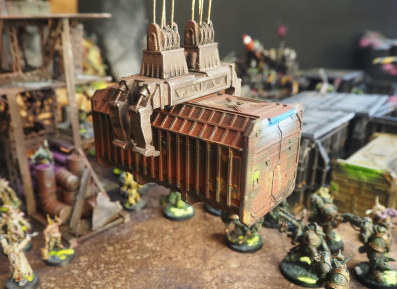 Tempest Terrain Rapid Fire Dicebox - Printed on FDM Bambu Lab X1 Carbon (Custom Order) - product image 3 of 4