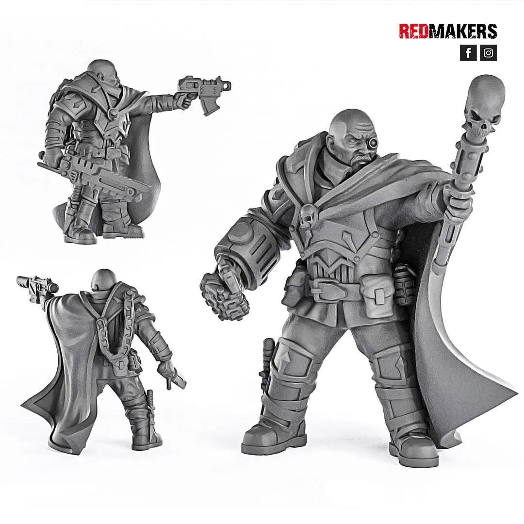 Red Makers - Special Forces Officer and Command Squad (Custom Order)