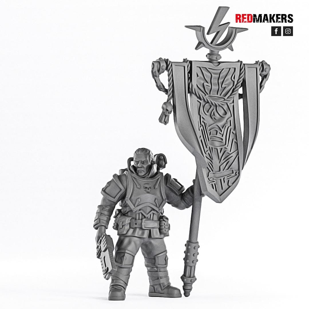 Red Makers Special Forces Officer and Command Squad (Custom Order) - product image 2 of 7