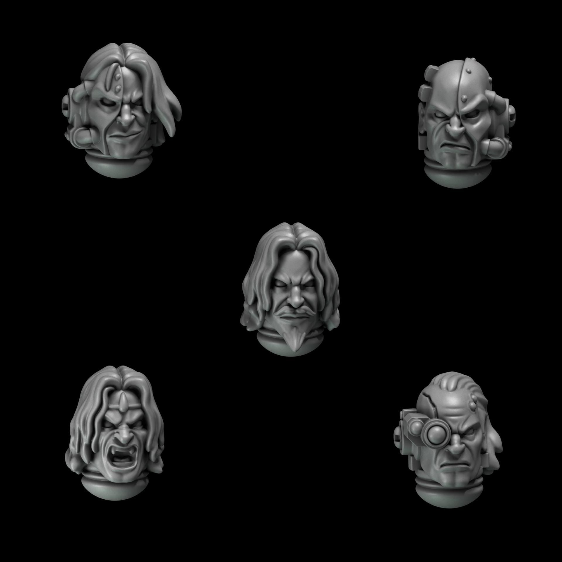 Greytide Studios Crimson Lords - Heads - Multiple Listings (Custom Order) - product image 2 of 10