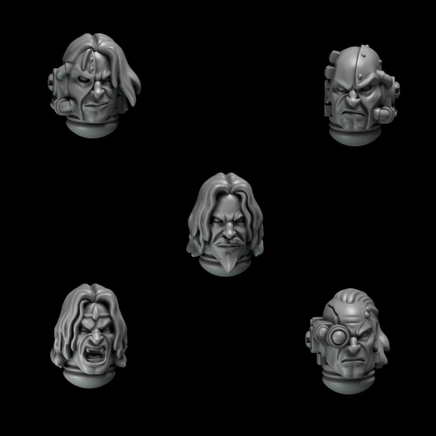 Greytide Studios Crimson Lords - Heads - Multiple Listings (Custom Order) - product image 2 of 10