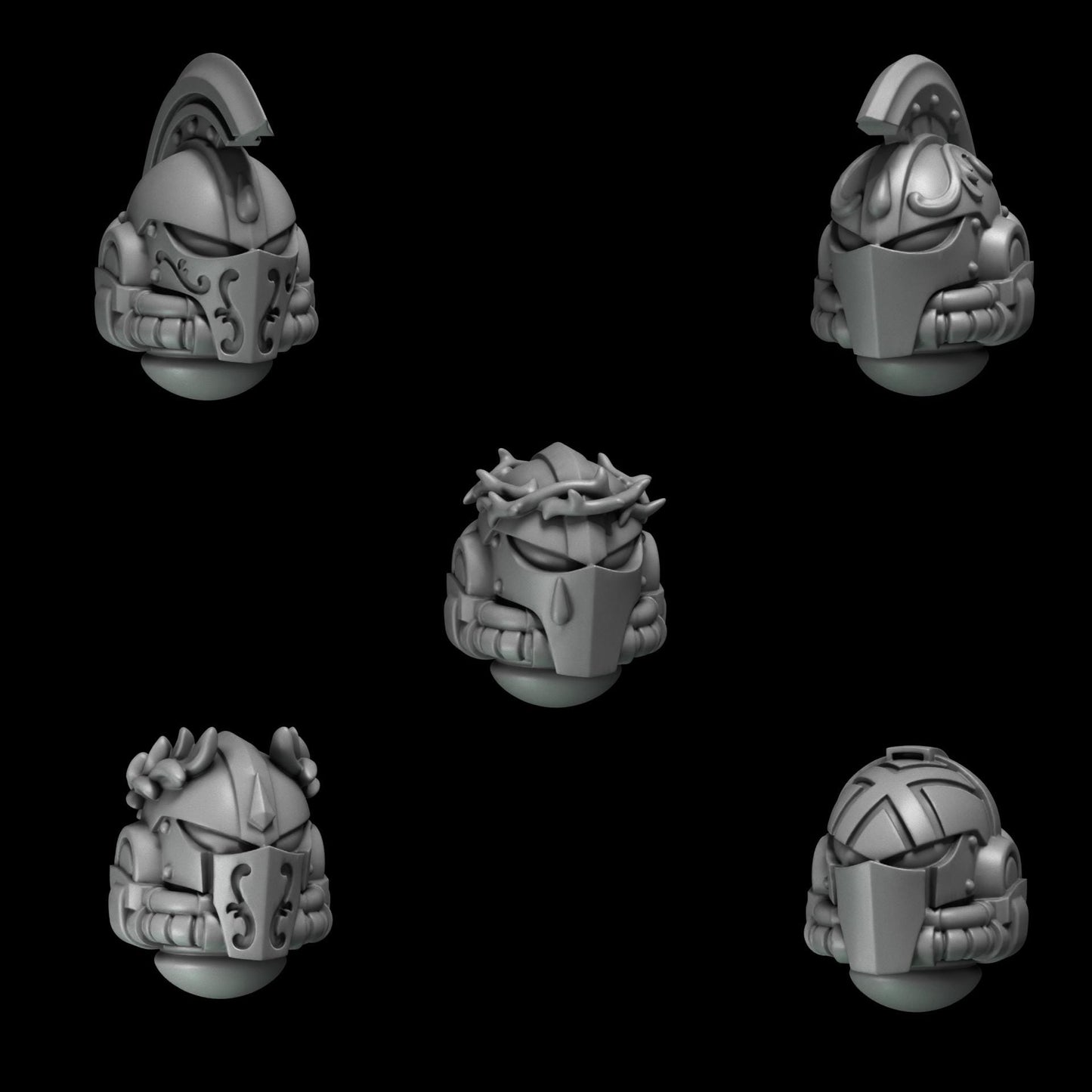 Greytide Studios Crimson Lords - Heads - Multiple Listings (Custom Order) - product image 5 of 10