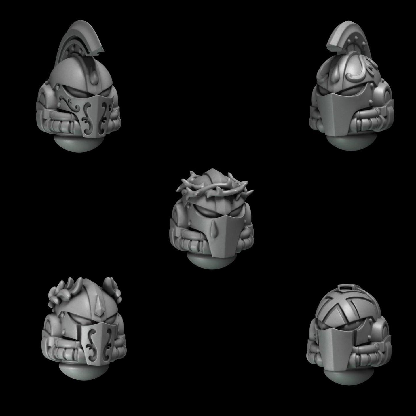Greytide Studios Crimson Lords - Heads - Multiple Listings (Custom Order) - product image 5 of 10