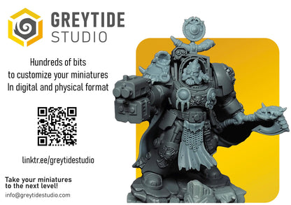 Greytide Studios Crimson Lords - Wrist Guns (Custom Order) - product image 3 of 3