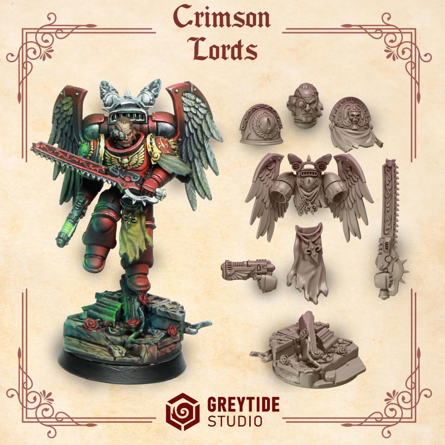 Greytide Studios Crimson Lords - Two-Handed Spears (Custom Order) - product image 6 of 7