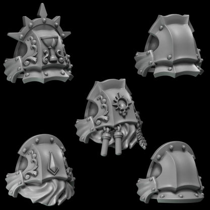 Greytide Studios Crimson Lords - Shoulder Pads - Multiple Listings (Custom Order) - product image 3 of 9