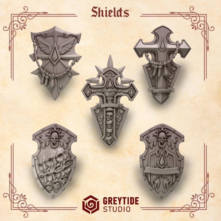 Greytide Studios Crimson Lords - Shields (Custom Order) - product image 1 of 3