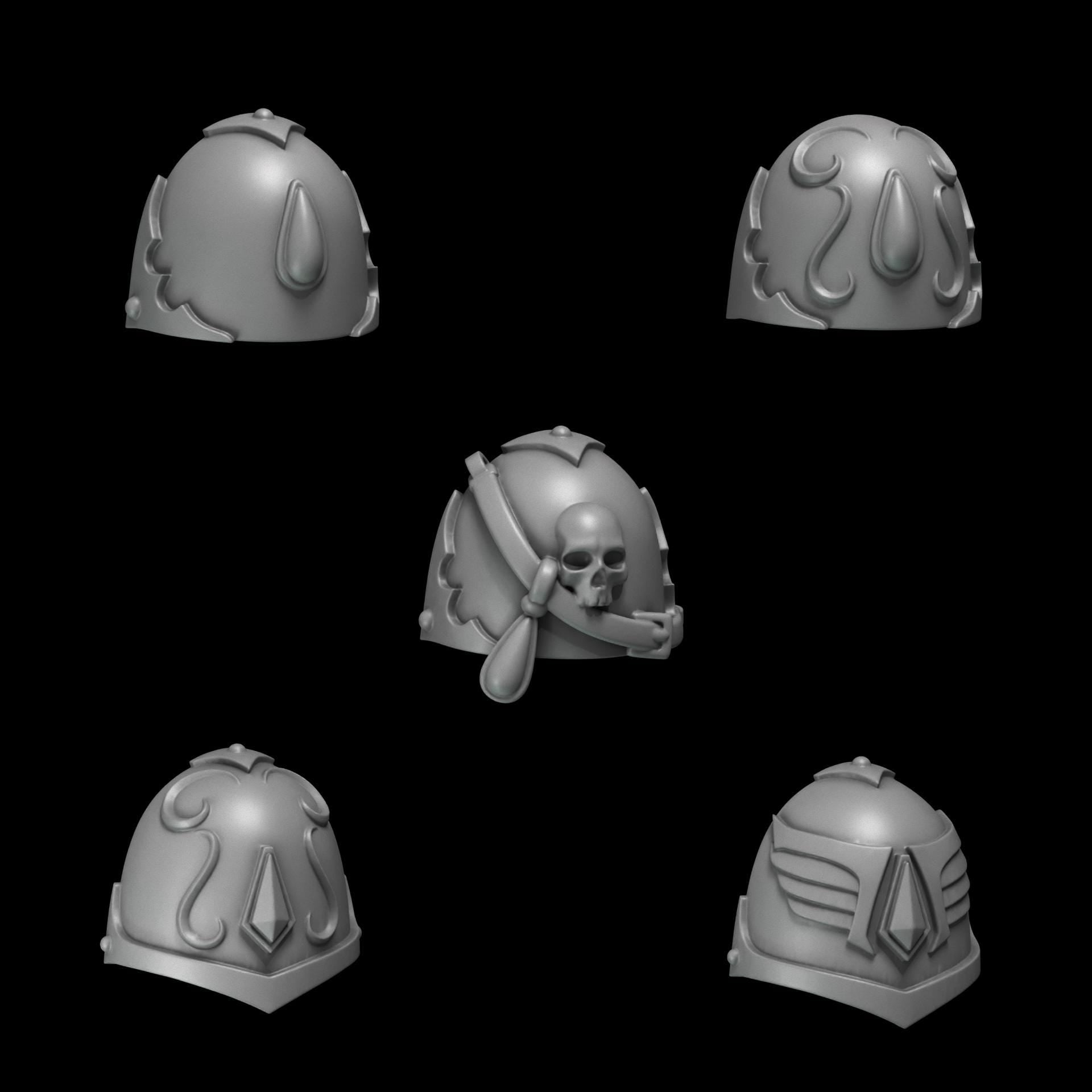 Greytide Studios Crimson Lords - Shoulder Pads - Multiple Listings (Custom Order) - product image 5 of 9