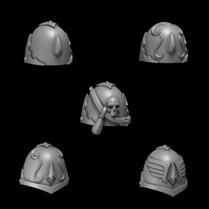 Greytide Studios Crimson Lords - Shoulder Pads - Multiple Listings (Custom Order) - product image 5 of 9