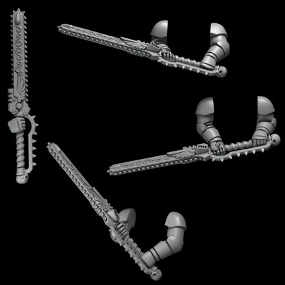 Greytide Studios Crimson Lords - Two-Handed Chainsword (Custom Order) - product image 1 of 3