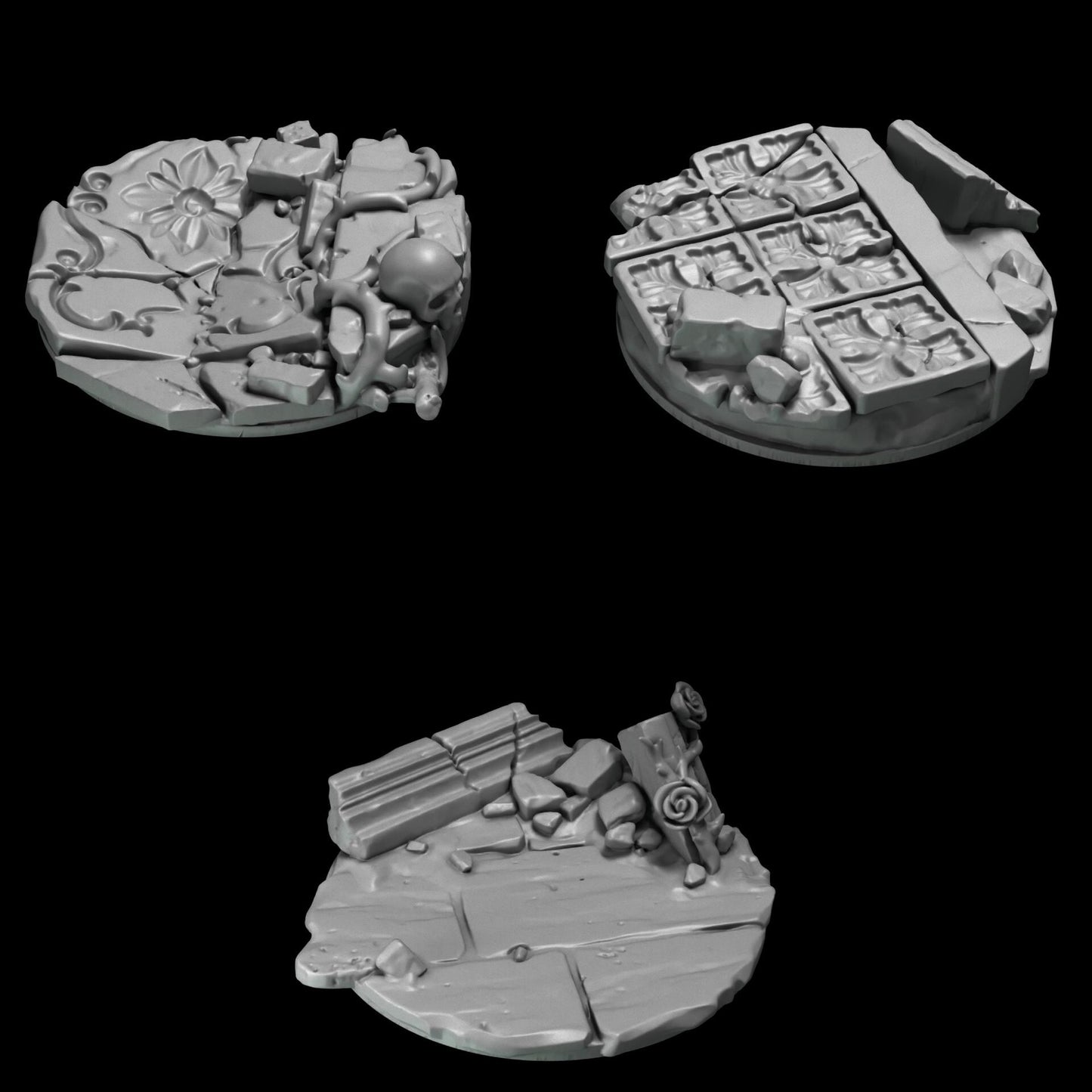 Greytide Studios Crimson Lords - Base Toppers (Custom Order) - product image 1 of 8
