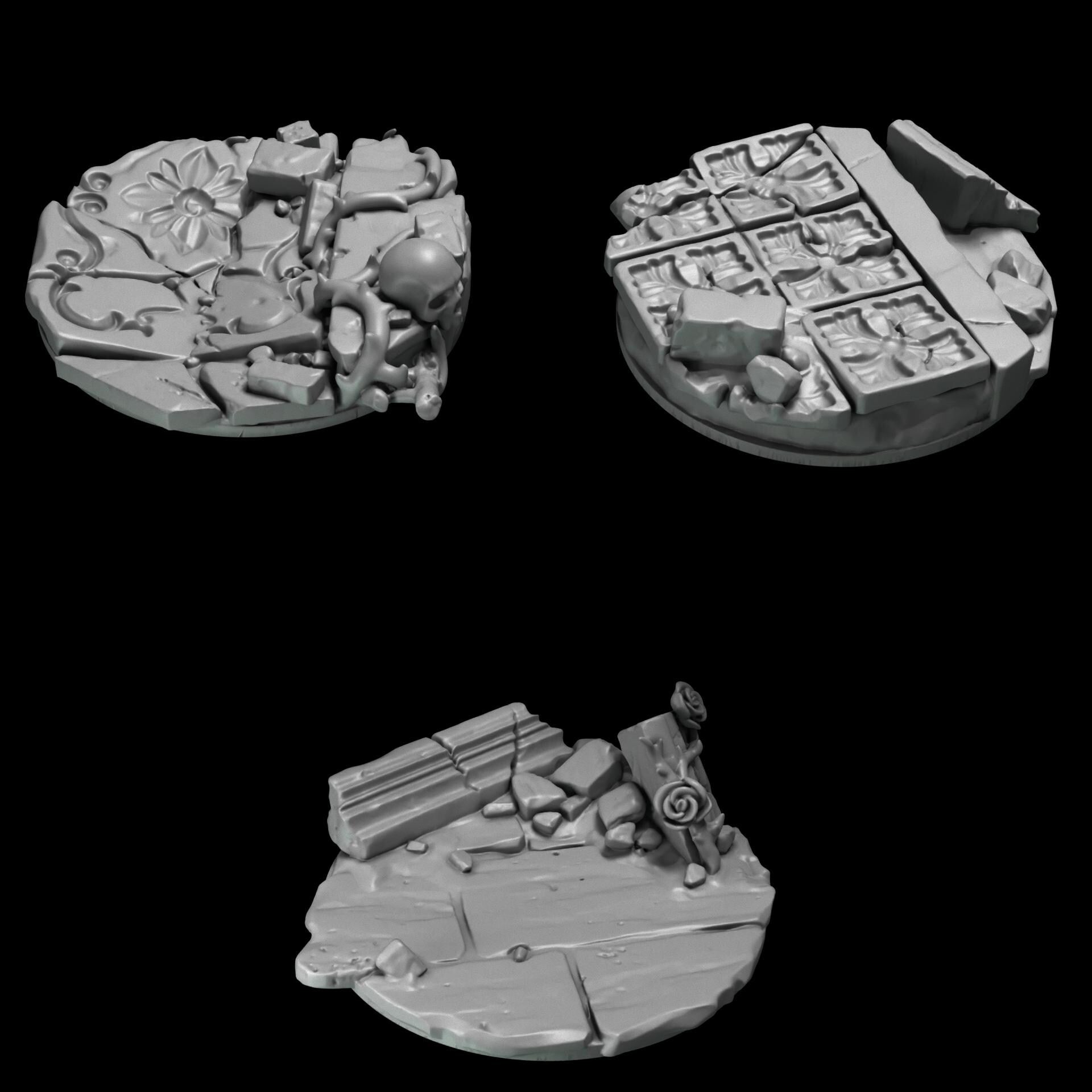 Greytide Studios Crimson Lords - Base Toppers (Custom Order) - product image 1 of 8