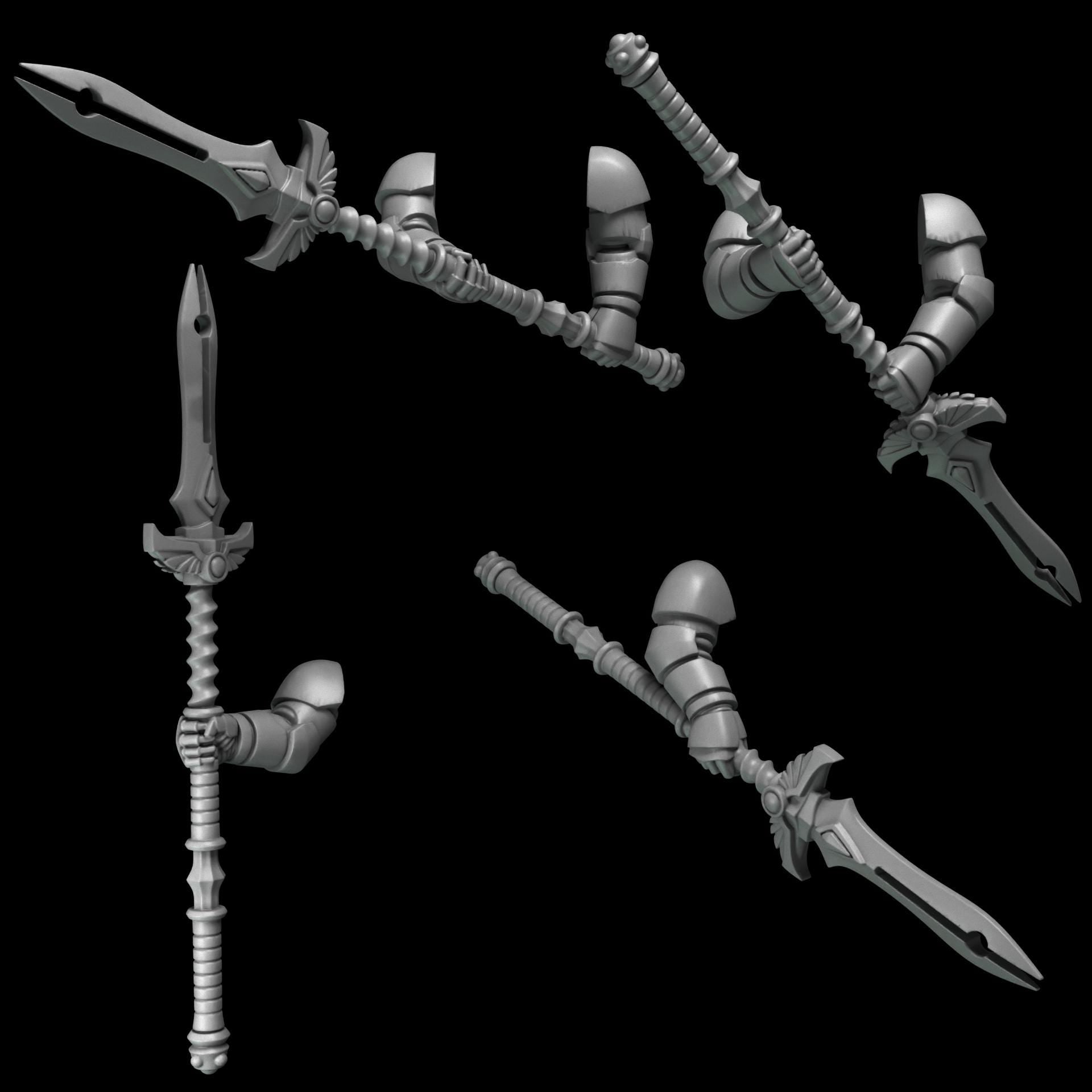 Greytide Studios Crimson Lords - Two-Handed Spears (Custom Order) - product image 1 of 7