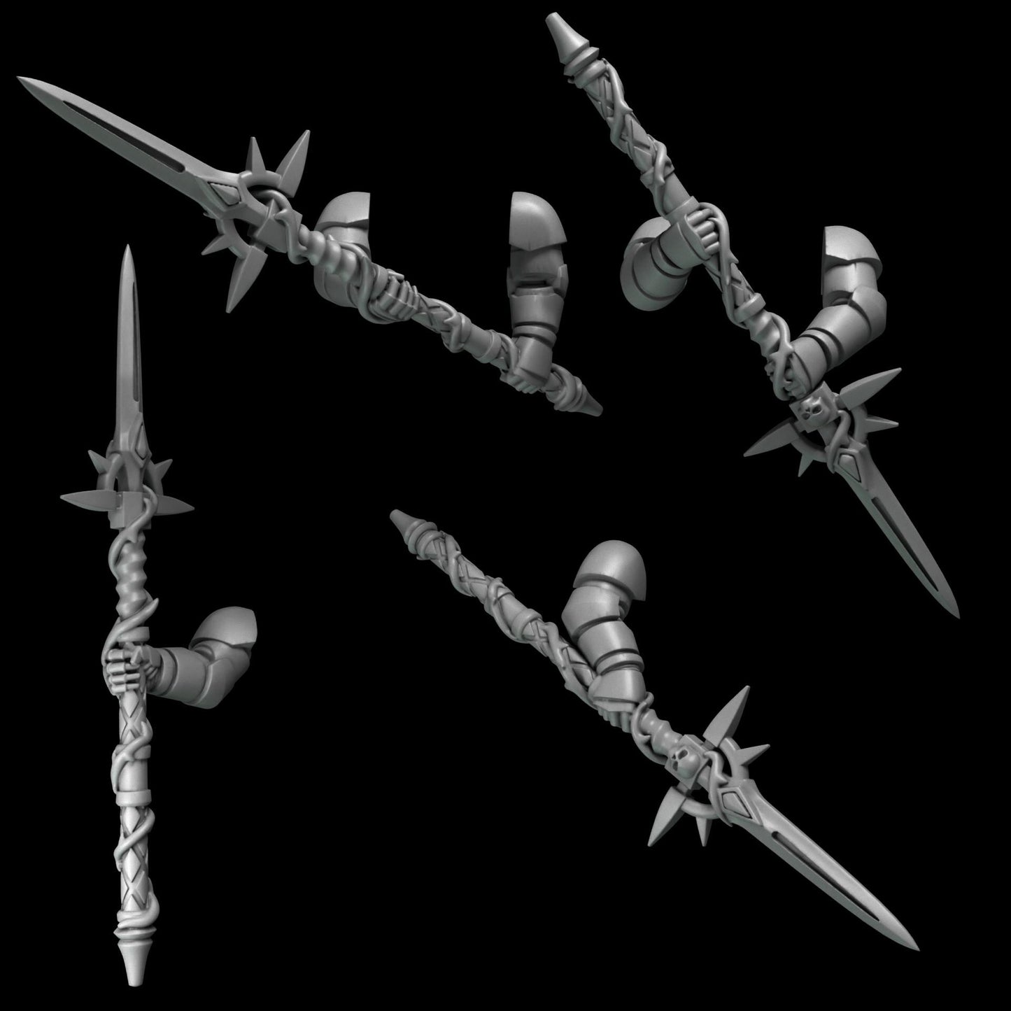 Greytide Studios Crimson Lords - Two-Handed Spears (Custom Order) - product image 3 of 7